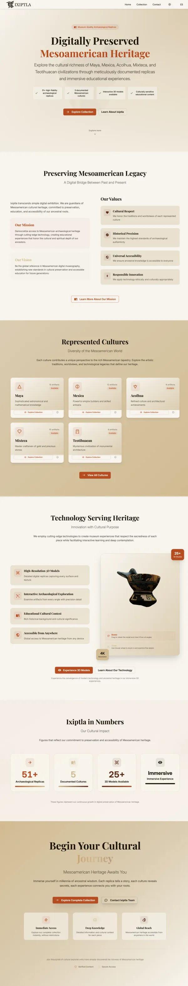 Ixiptla V2 - De Prototipo a Producción: Escalando un Museo 3D con Sensibilidad Cultural - View 1