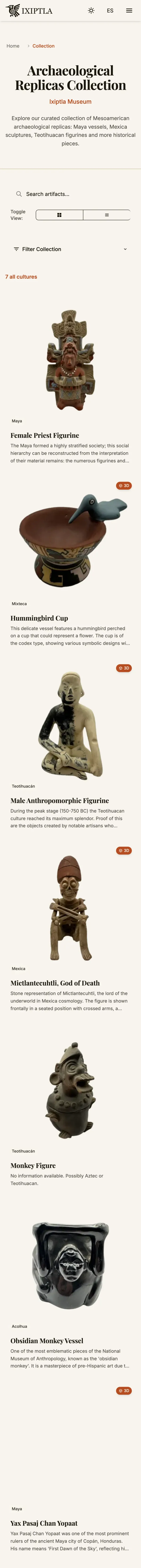 Ixiptla V2 - De Prototipo a Producción: Escalando un Museo 3D con Sensibilidad Cultural - View 7